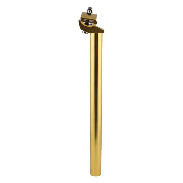 Black ops Alloy Anodized Seatpost 25.4mm 350mm Gold Alloy 25mm