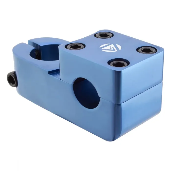 Black Ops BrickTop BMX Stem Clamp 22.2mm Length 55mm Angle 0° Blue Aluminum