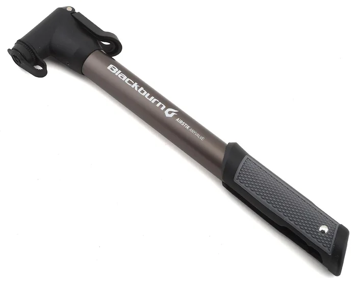 Blackburn Airstik Anyvalve Easy-Lock Compact Pump (Pewter Grey)