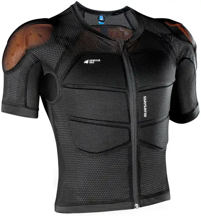 Bluegrass B And S D30 Body Armor – Black, Large Stretch Mesh Ergonomic Fabric