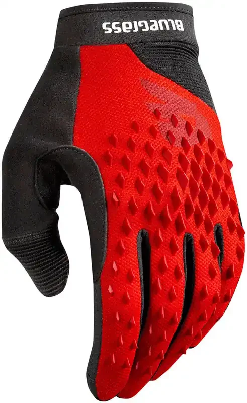 Bluegrass Prizma 3D Gloves – Red, Full Finger, Small