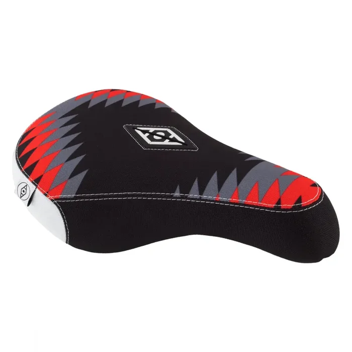 BMX Bicycle Saddle Alienation Thunderbird BMX – Red 140mm Width Pivotal Microfiber Unisex