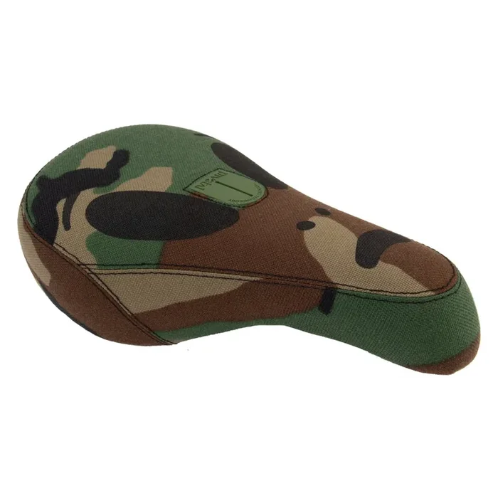 BMX Bicycle Saddle Rant Believe BMX – Camouflage 143mm Width Twill Rail Pivotal Rails