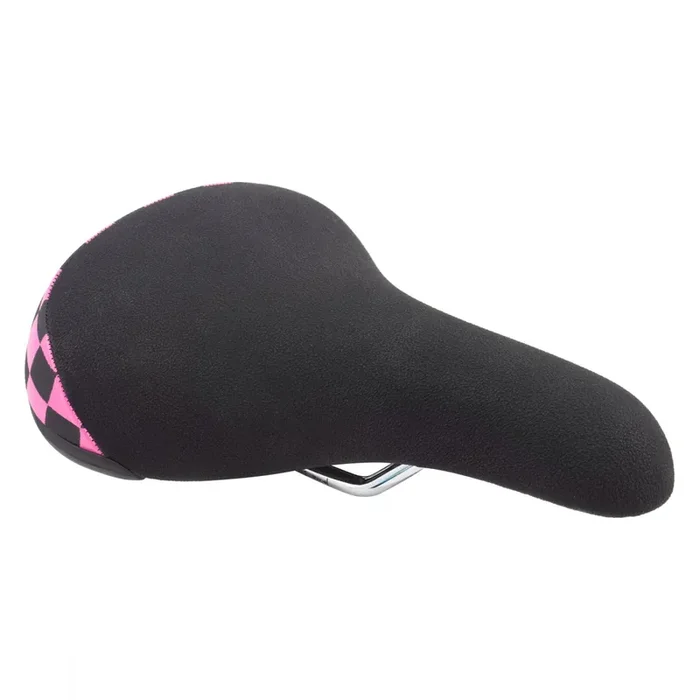 BMX Bicycle Saddle Se Bikes Flyer Seat BMX Unisex Pnk/Blk Checkerboard