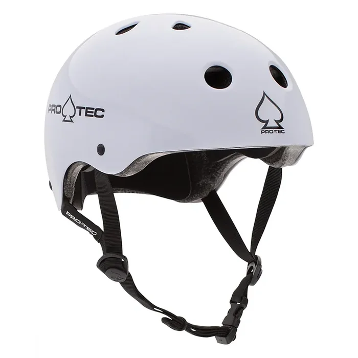 BMX Helmet Protec Classic Skate MD 22 to 22.8in (56 to 58 cm) Gloss White BMX/Skate