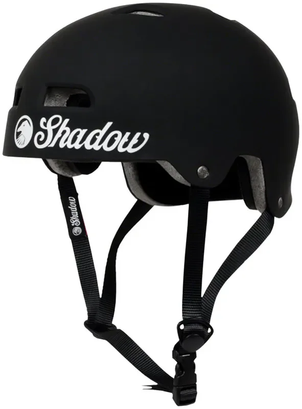 BMX Helmet The Shadow Conspiracy Classic BMX/Skate ABS Shell Matte Black, Large/XL
