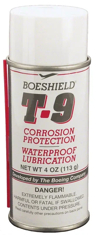 Boeshield T9 Bike Chain Lube – 4 fl oz, Aerosol Waterproof Formula