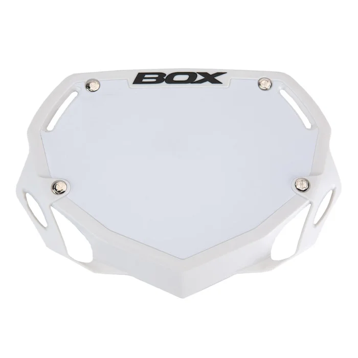 BOX Box Two Number Plate White – Small