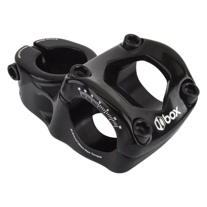 Box Components Box One Top Load Stem 48mm Clamp 31.8mm 0deg Black Aluminum MTB