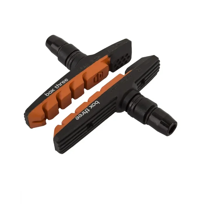Box Components Box Three Air Flow Brake Pads BOX 70mm 1 Pair Black/Orange