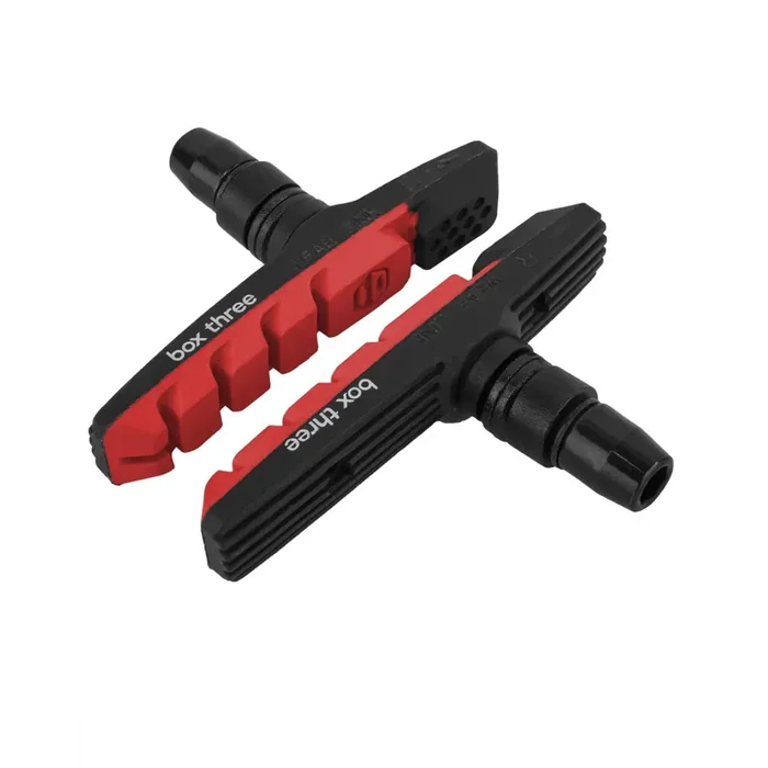 Box Components Box Three Air Flow Brake Pads BOX 70mm 1 Pair Black/Red
