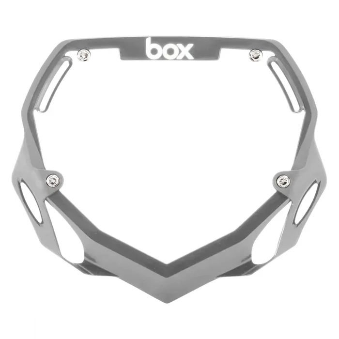Box Components Box Two Number Plate Large Grey 8.25in x 9.5`