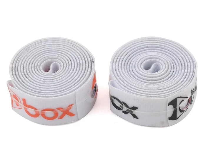 Box Components Radian Rim Straps (White) (20″) (2) (14mm)