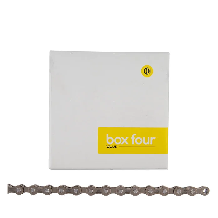 BOX Four Prime 9 Chain (8 Speed) 116L – Natural (Gray)