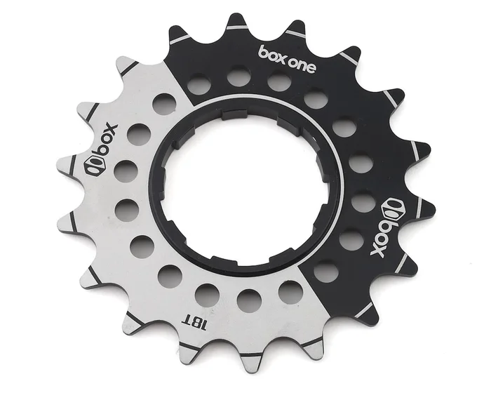 Box One Aluminum Cassette Cog (Black) (3/32″) (18T)