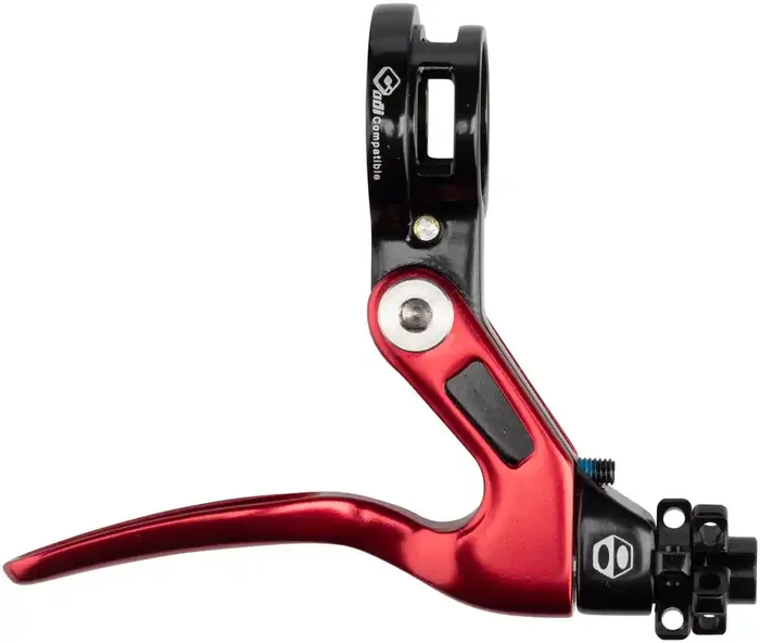 BOX One Short Reach Lever Red Stainless Steel Hardware