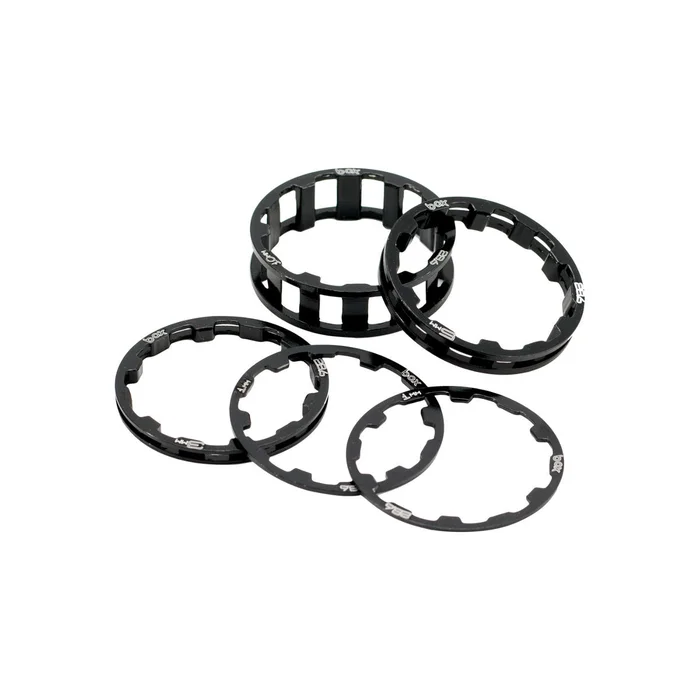 BOX One Stem Spacer Kit 1-1/8″ – Black