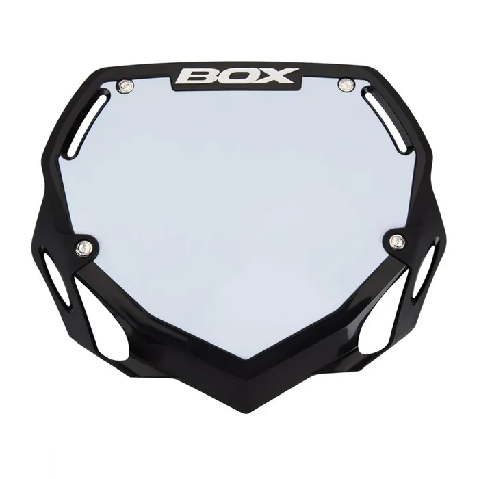 Box Two Number Plate Black Large Color Fast 3D Injection Molding For BMX