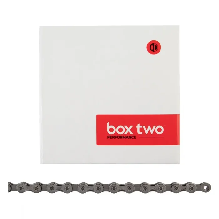 BOX Two Prime 9 Chain 9-Speed 126 Links Nickel Plated Steel Silver