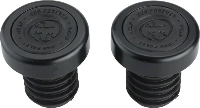 BSD M-Cap Bar Ends Black Push in Style Handlebar end Plug with Alloy Surround