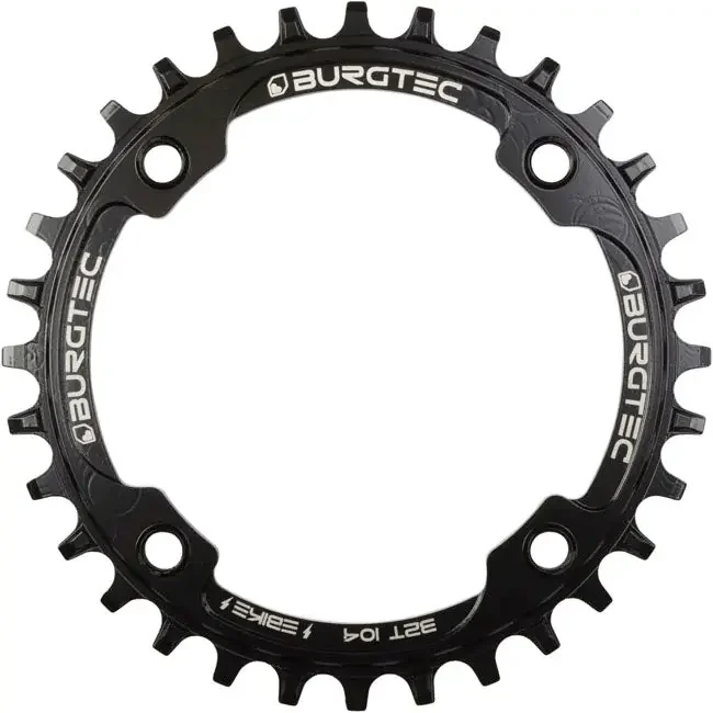 Burgtec 104MM BCD Inside Fit E-Bike Steel Thick Thin, 34T, Blk