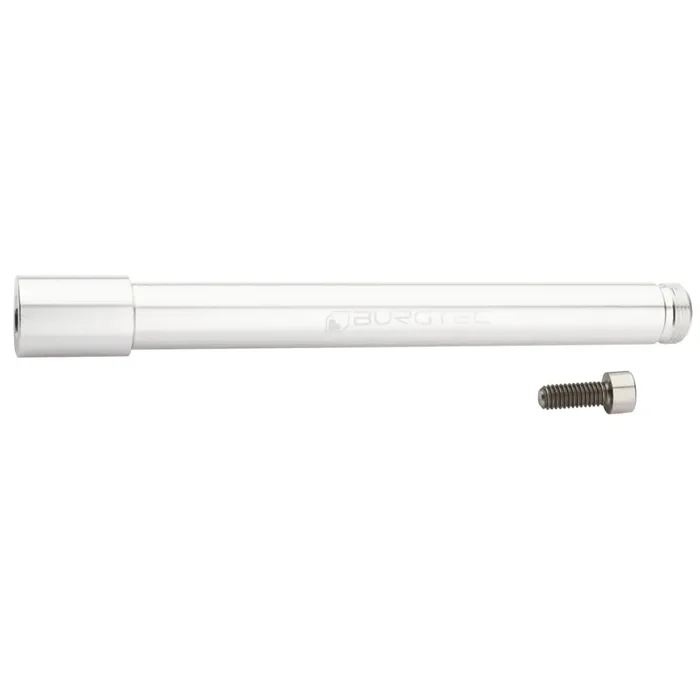 Burgtec Ã–hlins Boost Fork Axle, Rhodium Silver