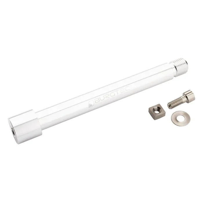 Burgtec Fox Fork 2021+ Axle, 15x110mm, Rhodium Silver