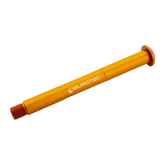 Burgtec Fox Fork Pre-2021 Axle, 15x110mm, Iron Bro Orange
