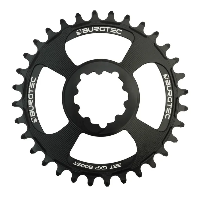 Burgtec GXP Boost 3mm Offset Thick Thin Chainrings – Durable, UK-Designed Bicycle Chainrings with Excellent Chain Retention & Mud Shedding in Various Tones