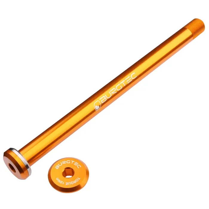 Burgtec Santa Cruz Rear Axle, 12×168.5mm, Iron Bro Orange