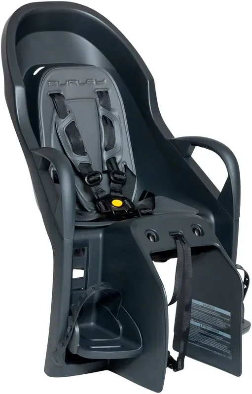 Burley Dash Frame Mount Child Seat Black Gray 40 lb Capacity 28 – 40 mm Tubes