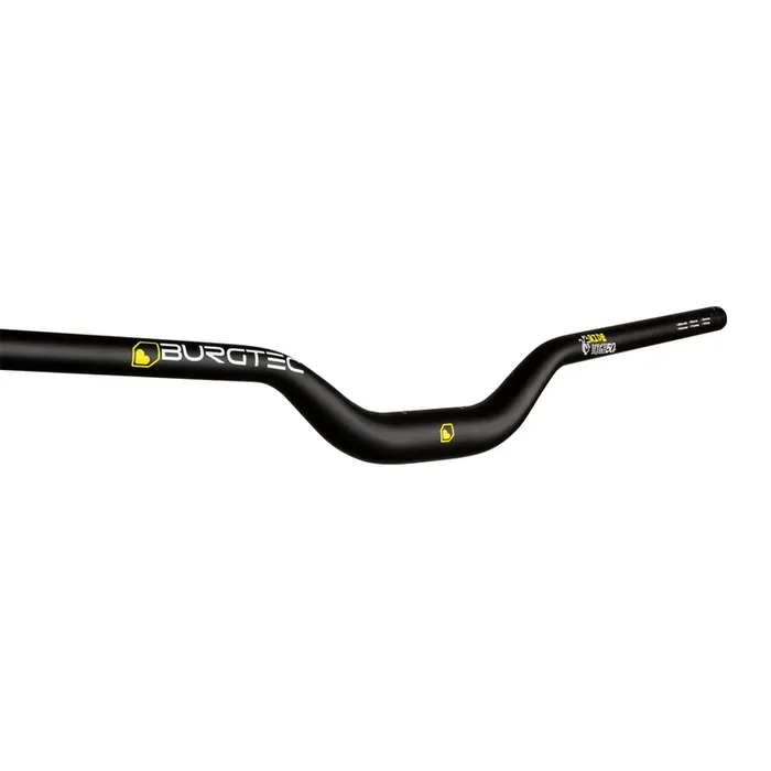 Buy Burgtec Josh Bryceland Wide Rise MTB Handlebars – Lightweight Aluminum, High-Rise Bars, Customizable Length, Durable, Motocross Tested, Black