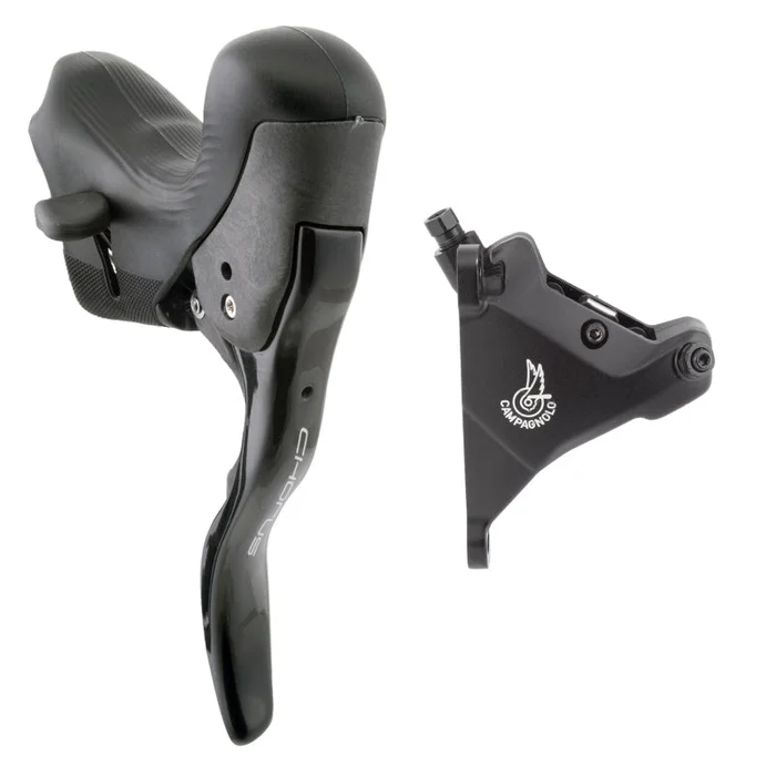 Campagnolo Chorus Ergopower Hydraulic Brake/Shift Lever Disc Caliper – Left/Front 12-Speed 160mm Flat Mount Caliper BLK