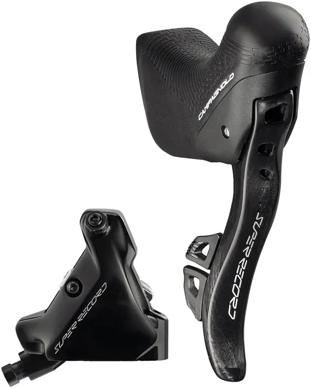 Campagnolo Super Record Ergopower Wireless Control Lever and Brake Caliper – Right/Rear, 12-Speed, 140mm Hydraulic Disc