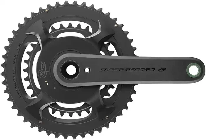 Campagnolo Super Record S Wireless Power Meter Crankset – 175mm, 12-Speed, 45/29t, Campy 121/88 Asym BCD, Ultra Torque