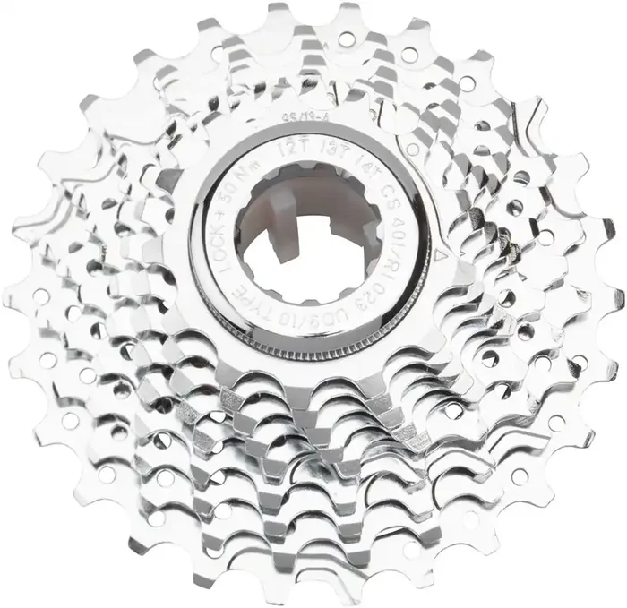 Campagnolo Veloce Cassette 9 Speed 13-26t Lockring Included Silver