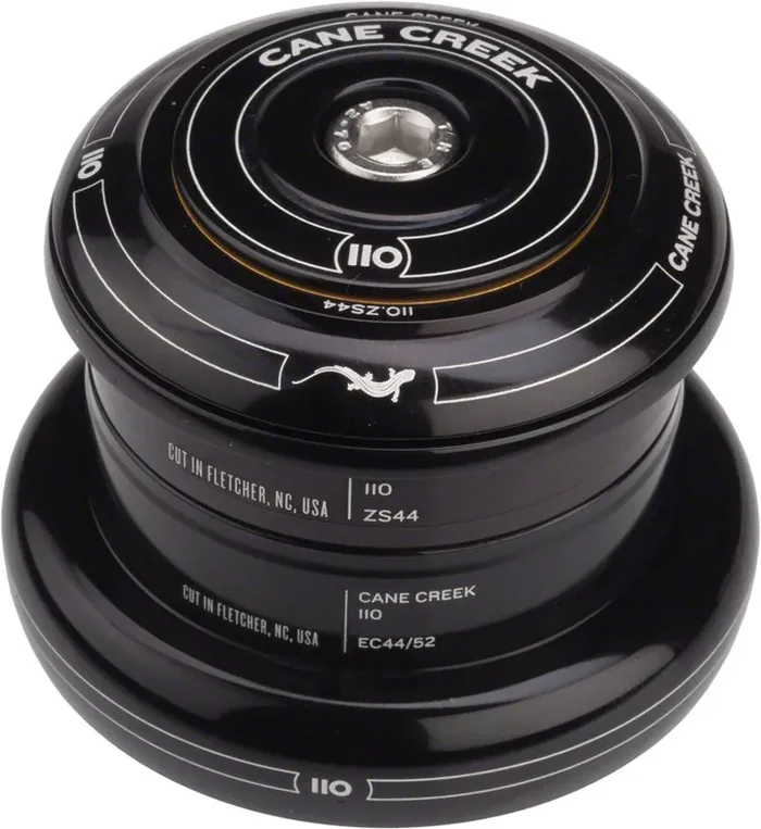 Cane Creek 110 ZS44/28.6 EC44/30 Headset Black Sealed Stainless Bearings