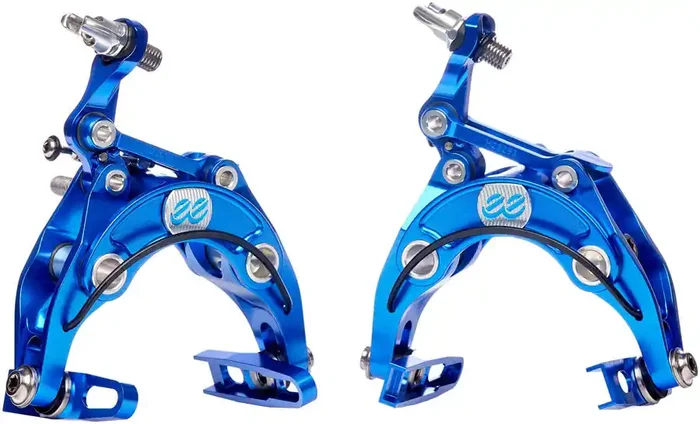 Cane Creek eeBrake 30th Anniversary Road Caliper Brake Set – Regular Mount, Gunmetal Gray/Blue