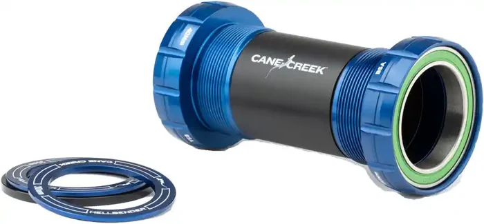Cane Creek Hellbender 70 Bottom Bracket – English, For 30mm Spindles, Blue