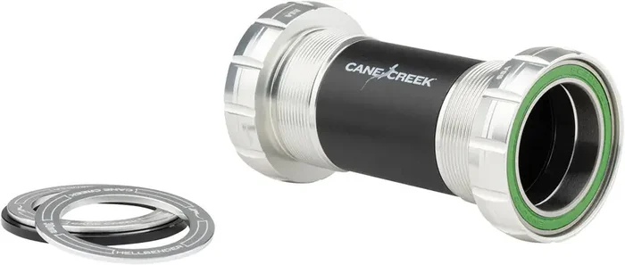 Cane Creek Hellbender 70 Bottom Bracket – English, For DUB Spindle, Silver