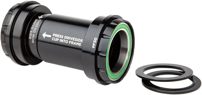 Cane Creek Hellbender 70 Bottom Bracket – PF30, For DUB Spindles, Black