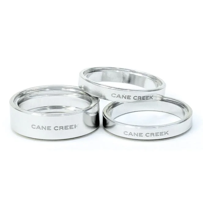 Cane Creek Interlok Chroma Studio Headset Spacer Kit – 1 10mm 2 5mm Silver