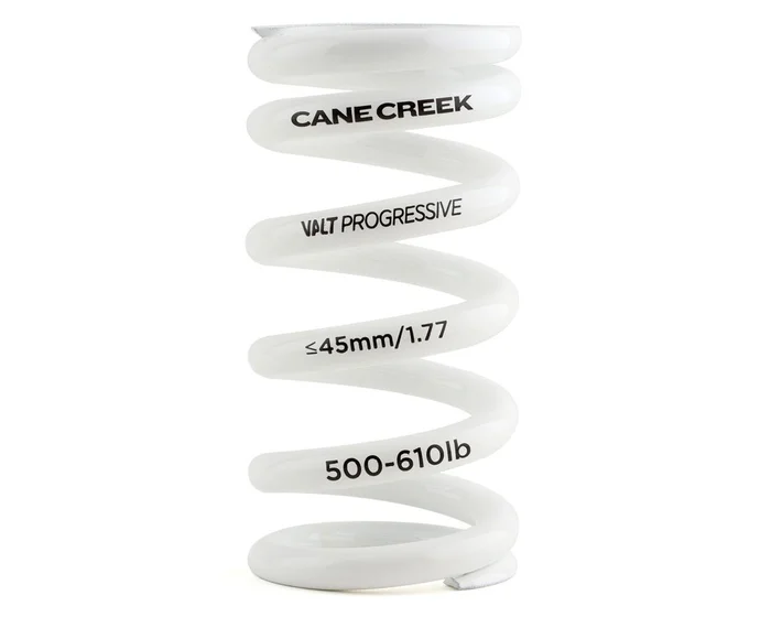 Cane Creek Valt Progressive Coil Spring (White) (45mm) (500 – 610lbs)