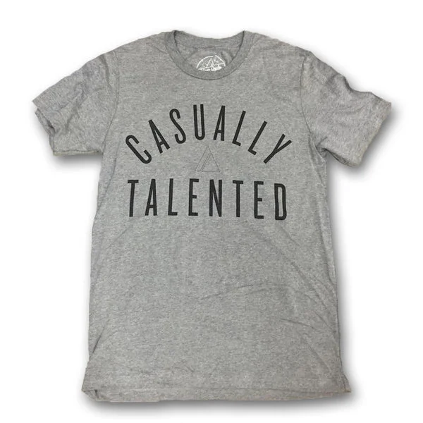Casually Talented Tee – Grey