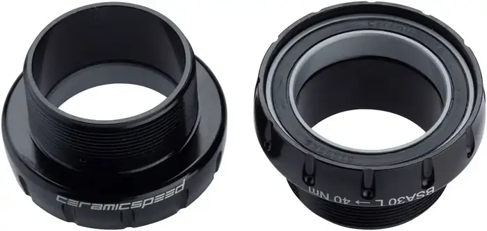 CeramicSpeed Coated Bearing Races BSA MTB Bottom Bracket for 30mm Spindle Cranks