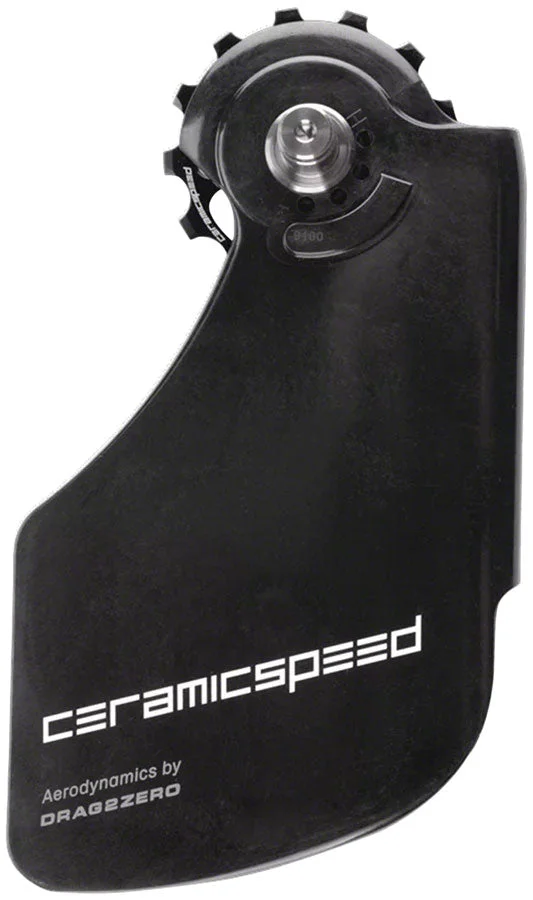 CeramicSpeed OSPW Pulley Wheel Aero System Shimano 9100/9150 8000 SS/8050 SS – Coated Races Alloy Pulley Carbon Cage BLK