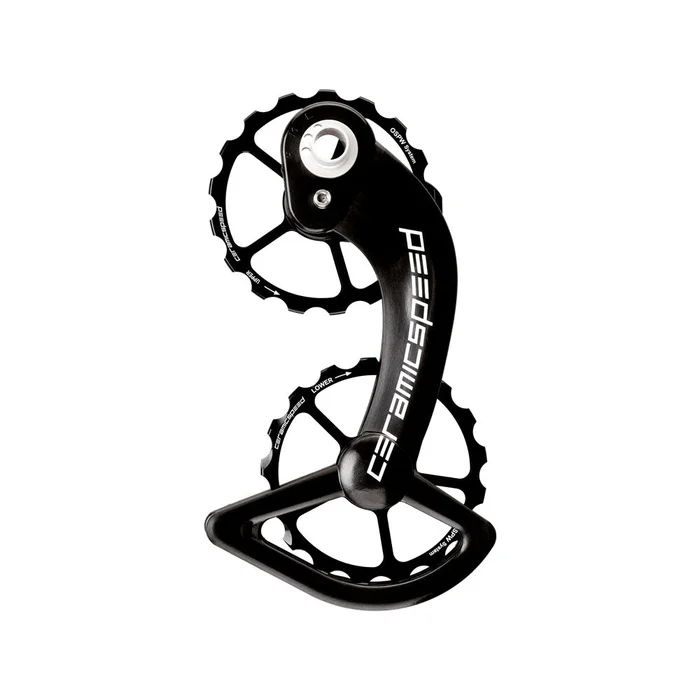 CeramicSpeed OSPW Pulley Wheel System Shimano 9000/6800 Series – Alloy Pulley Carbon Cage BLK