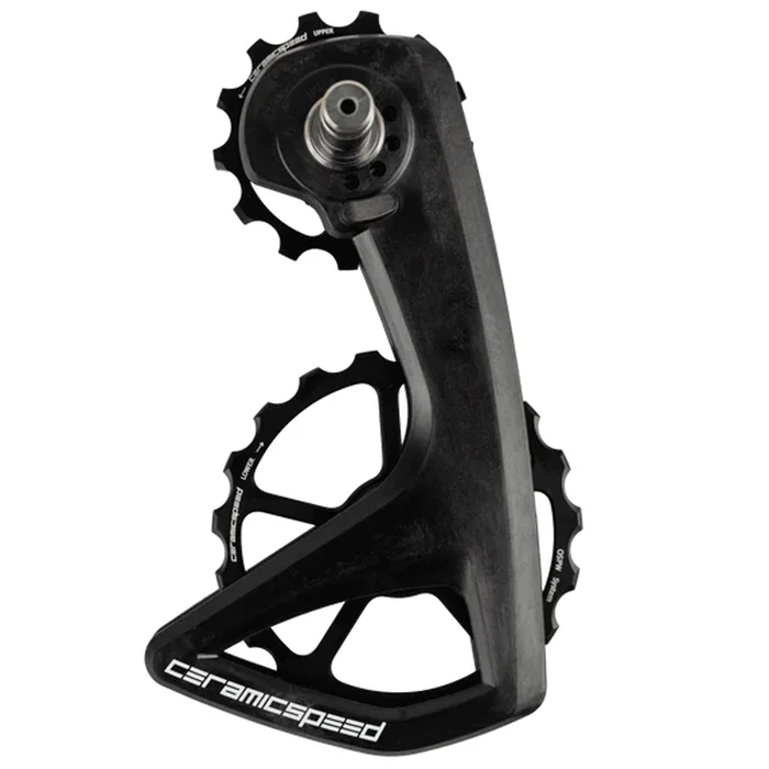 CeramicSpeed OSPW RS Pulley Wheel System Shimano Dura-Ace 9250/Ultegra 8150 – Aluminum Pulley Carbon Cage BLK