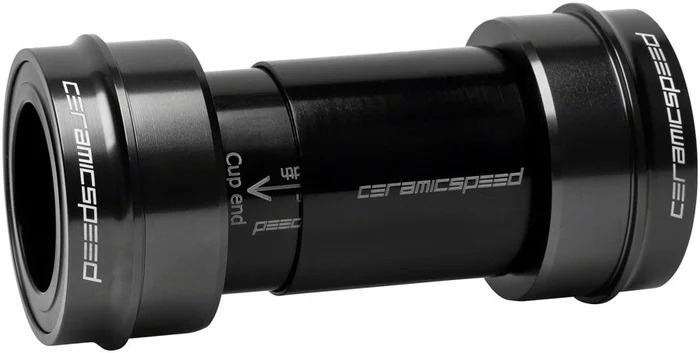 CeramicSpeed PF30 Road Bottom Bracket – DUB Road Spindle Coated Races Black