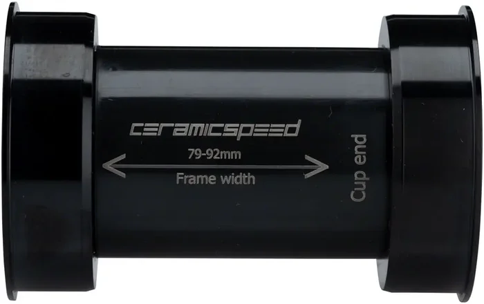 CeramicSpeed Shimano HT II 24mm Coated Bearing Races BB386 EVO Bottom Bracket